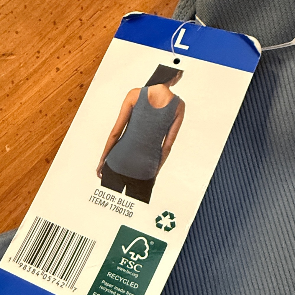 Stylish Slate Blue Women's Top - Picture 2 of 4